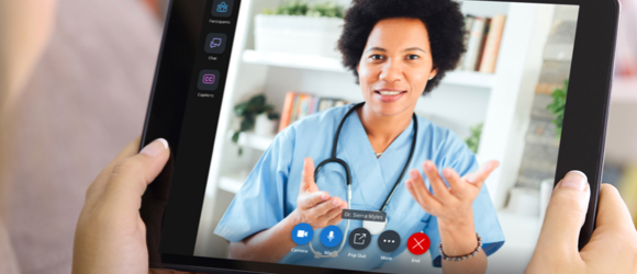 a patient using virtual urgent care