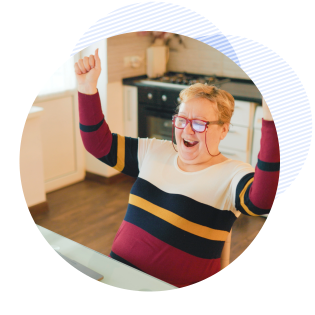 vida patient lost weight looking happy