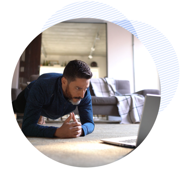 man in a plank - MSK online