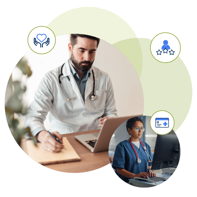 Providers work in a unified workflow